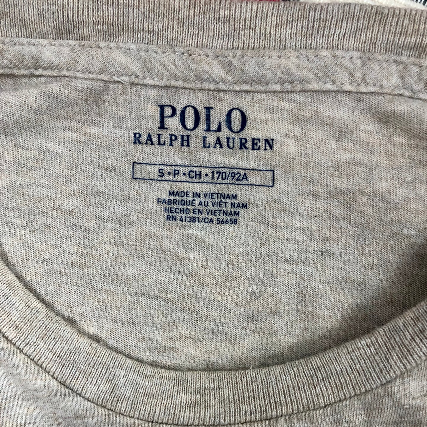 Camiseta cuello redondo Polo Ralph Lauren 🏇🏼 color crema manga larga Talla S