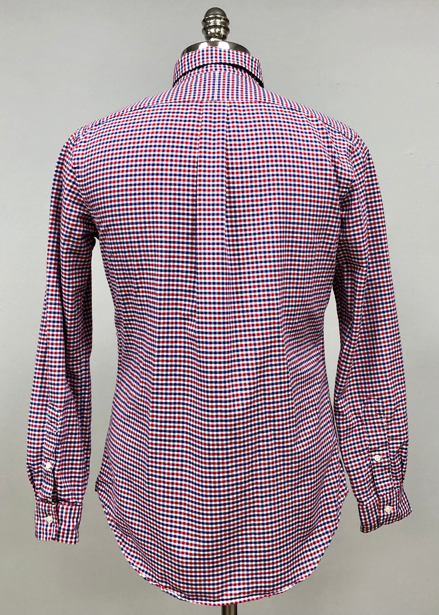 Camisa de botones Polo Ralph Lauren 🏇🏼 Oxford de cuadros rojo, azul y blanco Talla M Entalle Regular