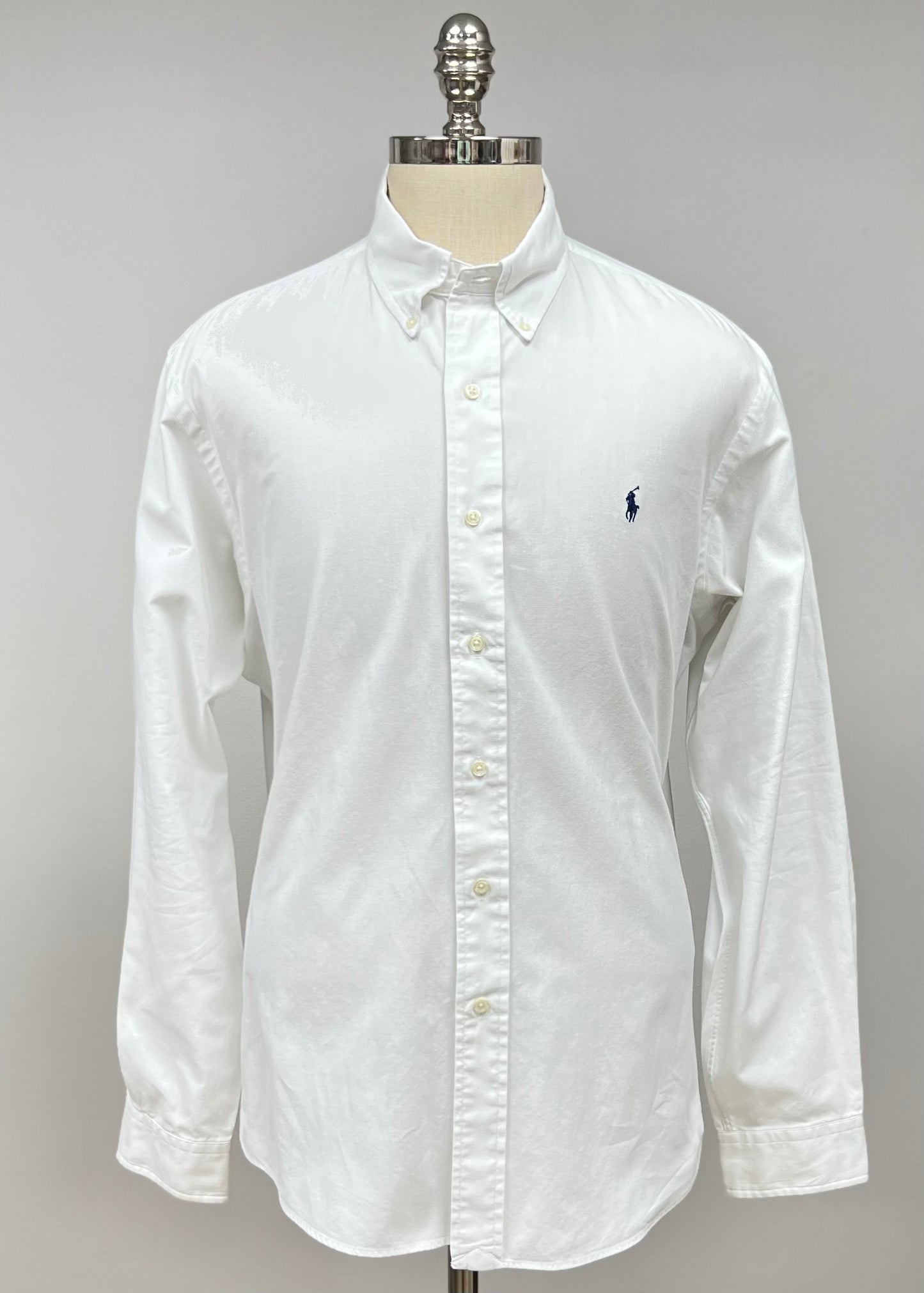 Camisa de botones Polo Ralph Lauren 🏇🏼  en color blanco Talla XL Entalle Regular