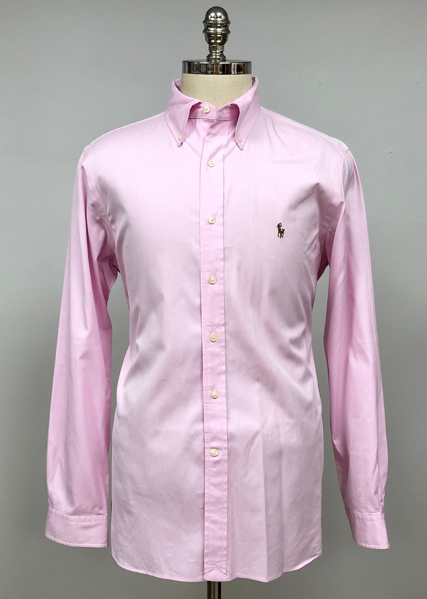 Camisa de botones Polo Ralph Lauren 🏇🏼 en color rosado claro Talla XXL Entalle Regular