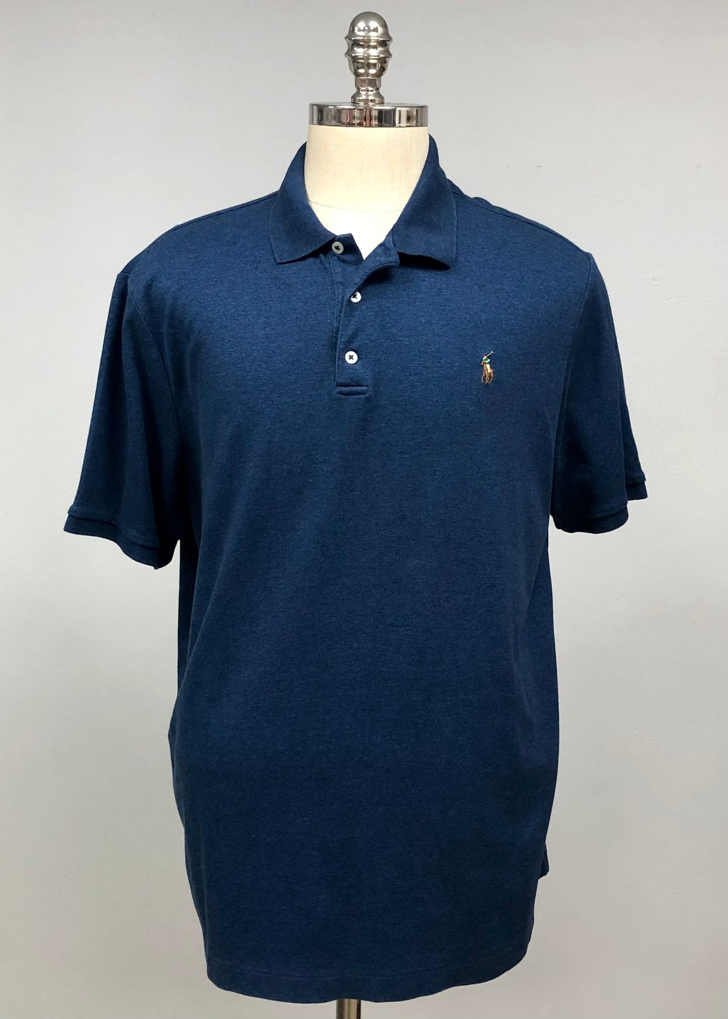 Camiseta Polo Ralph Lauren 🏇🏼color azul oscuro Talla XL Entalle Clásico