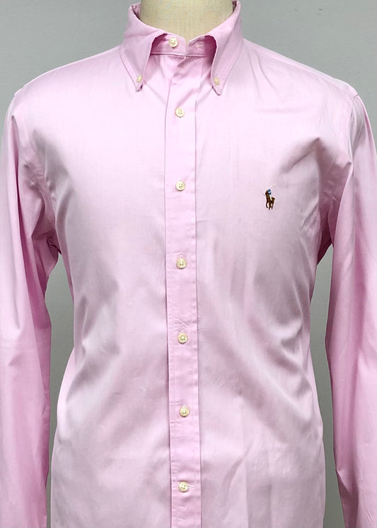 Camisa de botones Polo Ralph Lauren 🏇🏼 en color rosado claro Talla XXL Entalle Regular