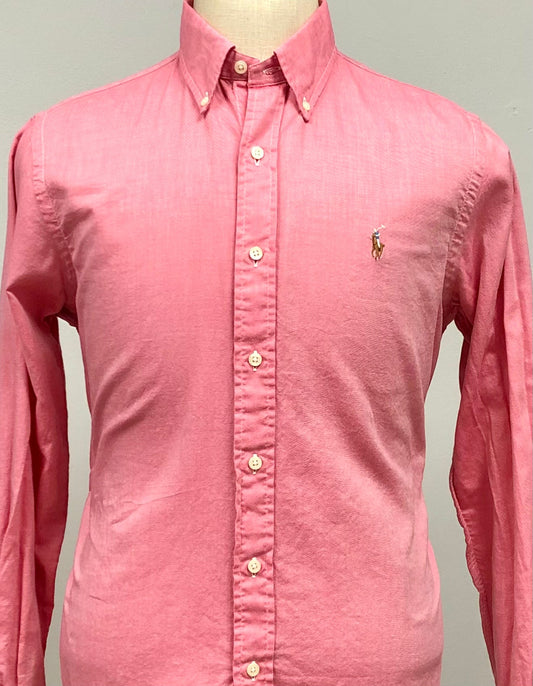 Camisa de botones Polo Ralph Lauren 🏇🏼  en color salmon Talla S Entalle Regular