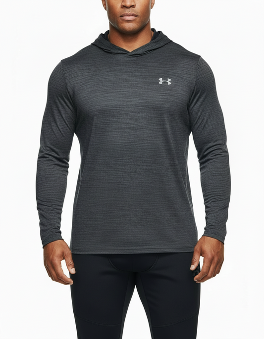 Sueter Jersey con capucha Under Armour 🏋🏽 color negro Talla M Entalle Regular
