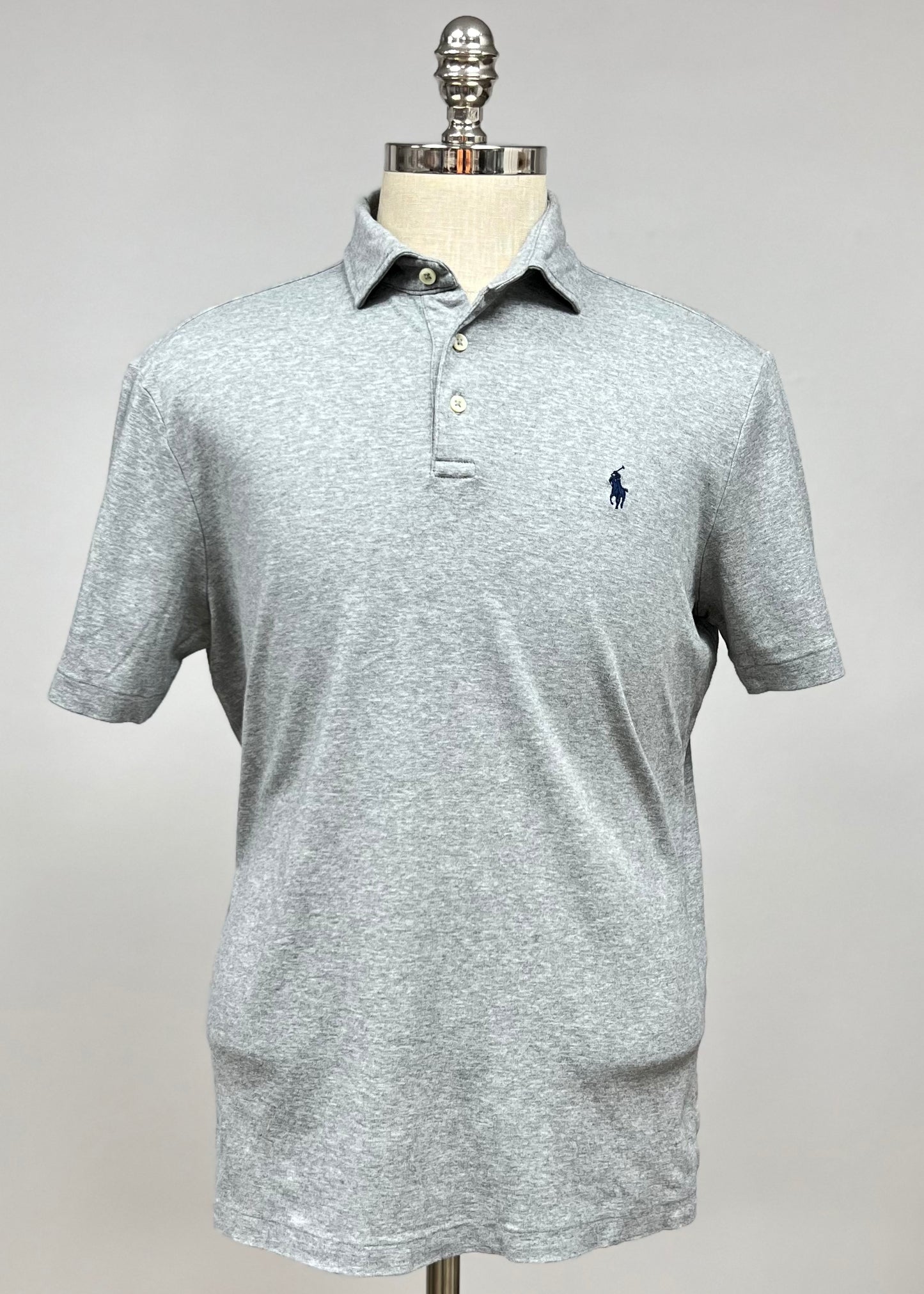 Camiseta Polo Ralph Lauren 🏇🏼 color gris Talla L Entalle Regular