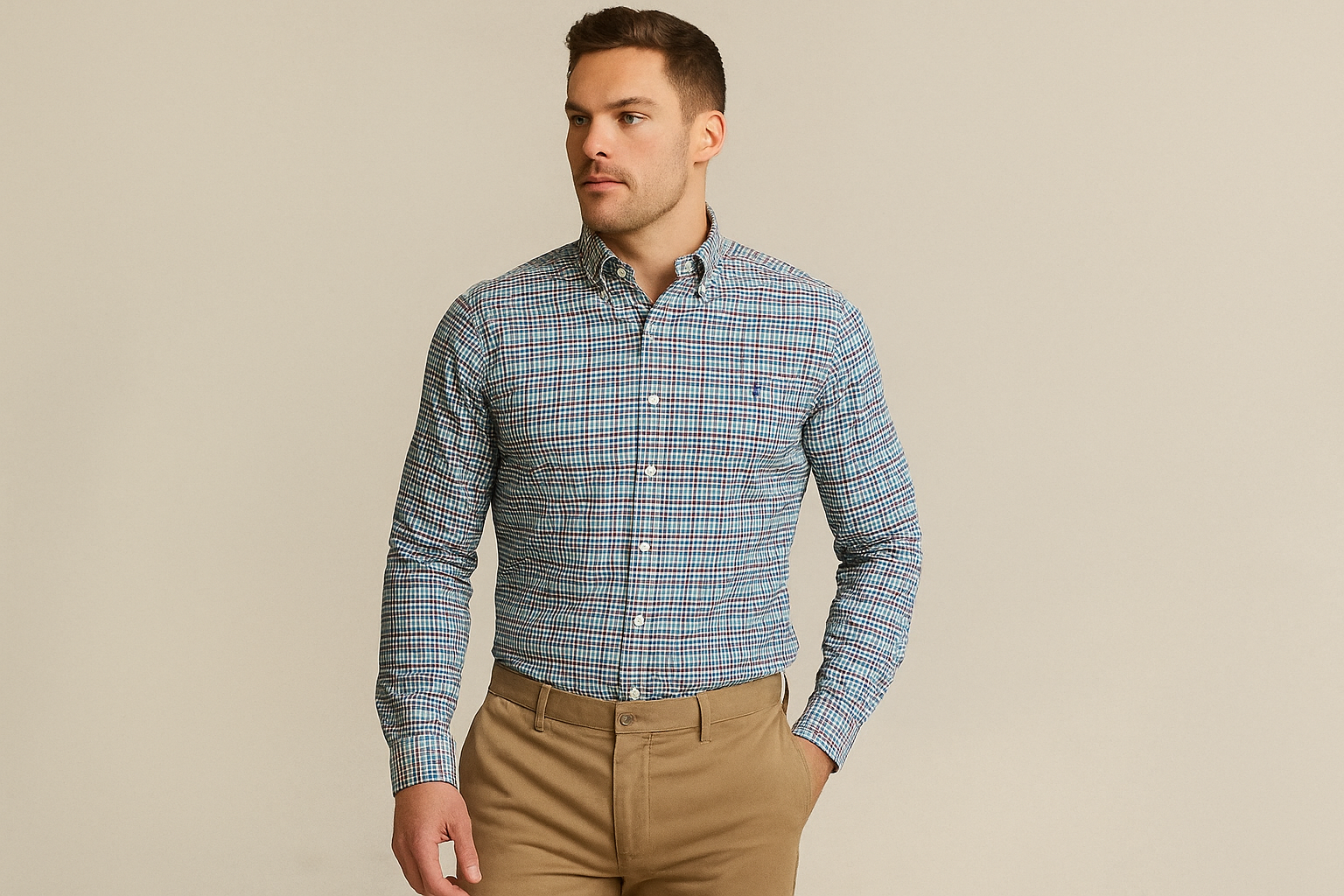 Imagen 1 - Look preppy casual con khakis