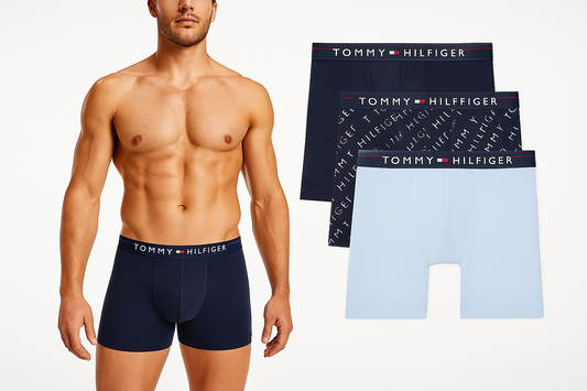 Imagen 1: Portada con modelo y 3-pack prominente en primer plano