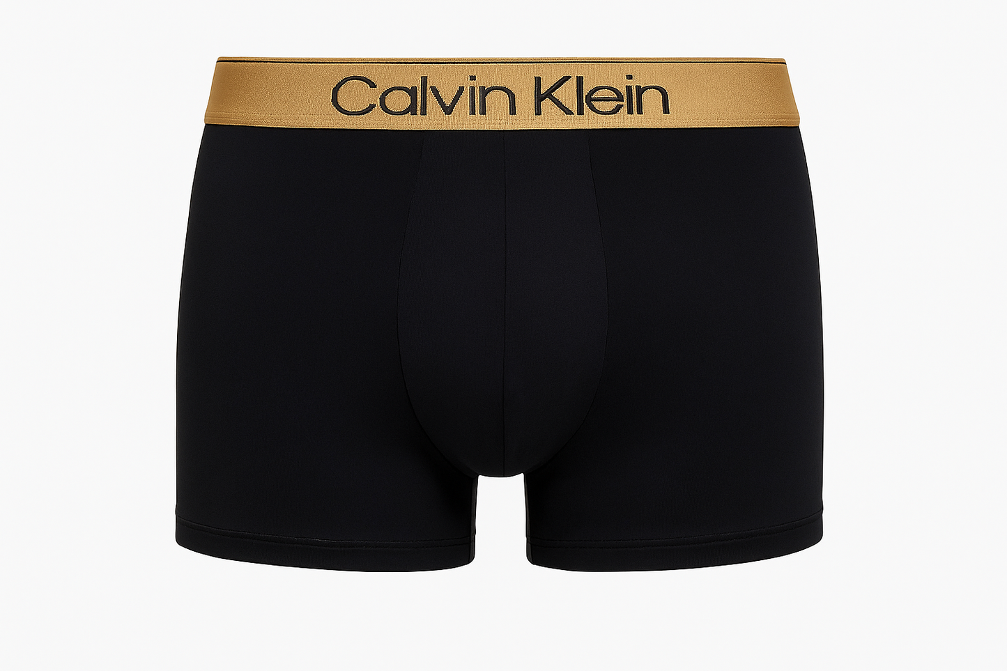 Imagen 2: Ghost mannequin - boxer brief negro con cintura dorada