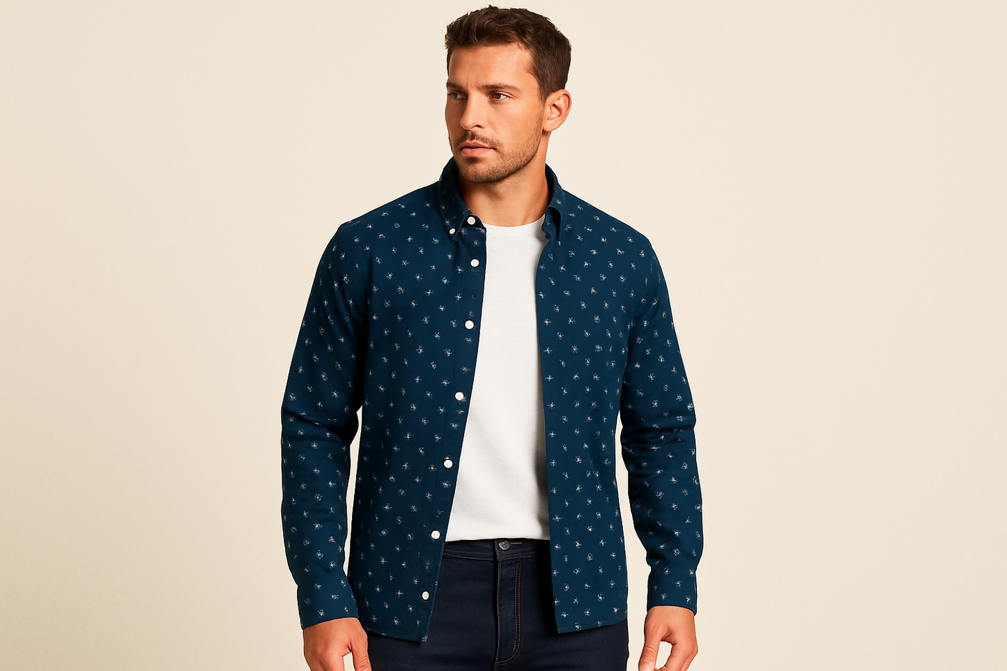 Imagen 2 - Look casual abierto sobre camiseta