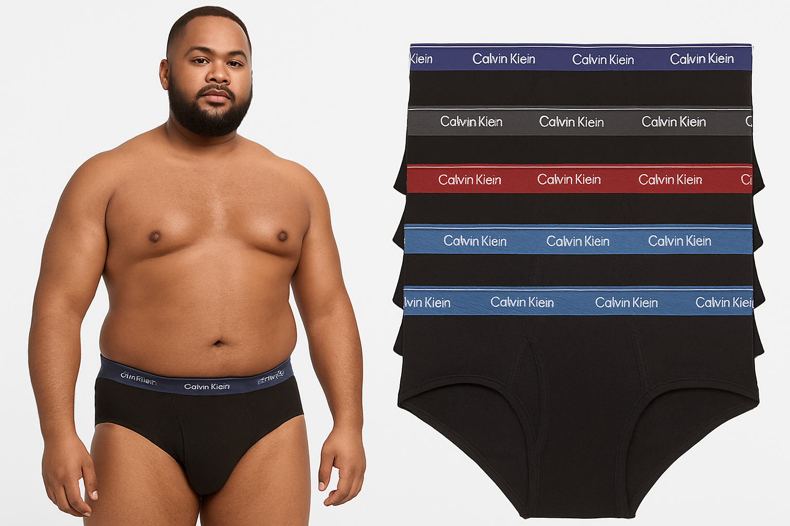 Imagen 2 - Modelo izquierda, 6-pack derecha