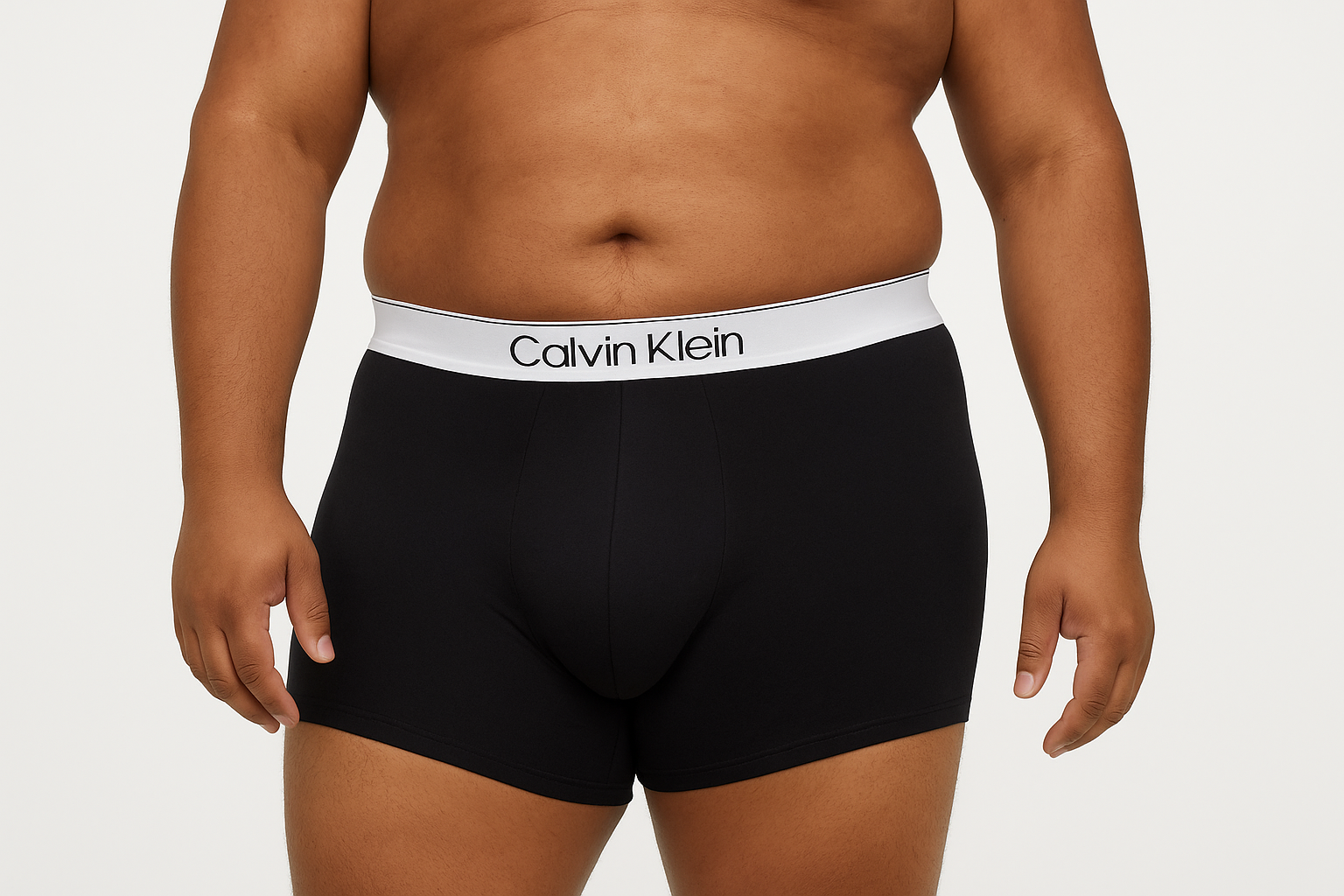 Imagen 2: Modelo XL mostrando ajuste ergonómico de cintura blanca y copa de soporte