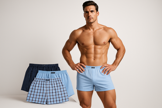 Imagen 2: Portada con modelo confiado y display elegante del 3-pack