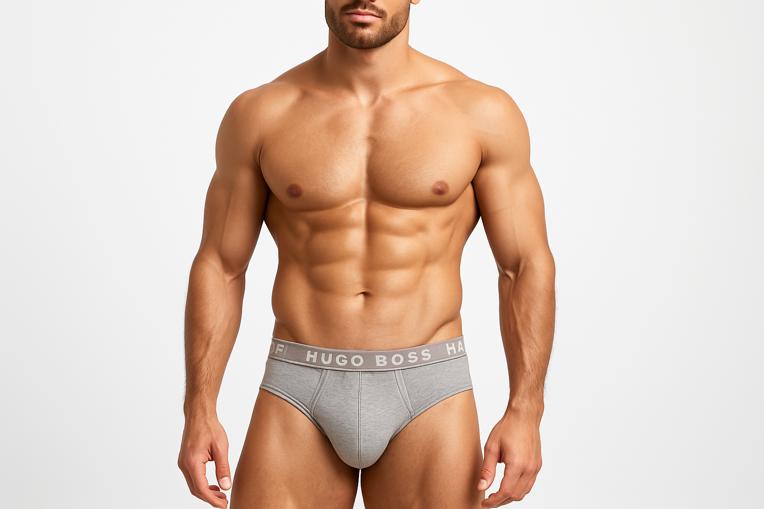 Imagen 3 - Calzoncillo gris claro frontal