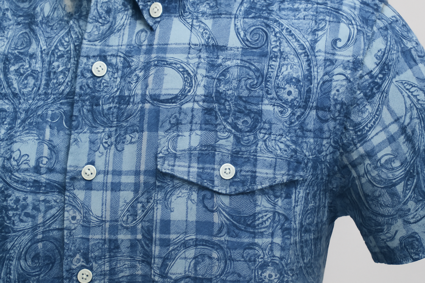 Imagen 4 - Detalle de la tela floral sin logo