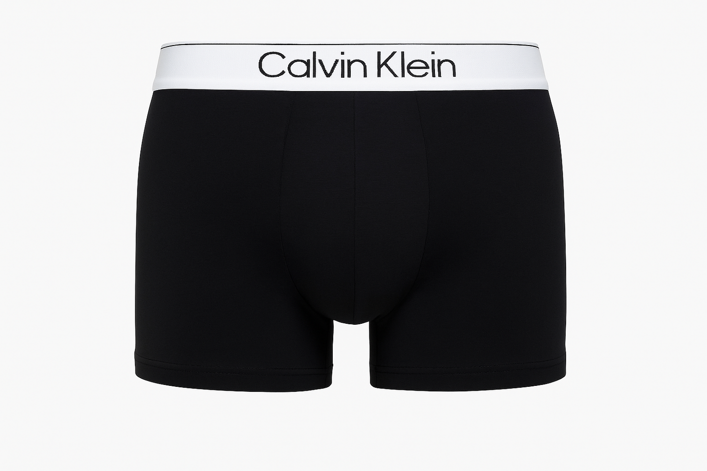 Imagen 4: Ghost mannequin - boxer brief negro con cintura blanca