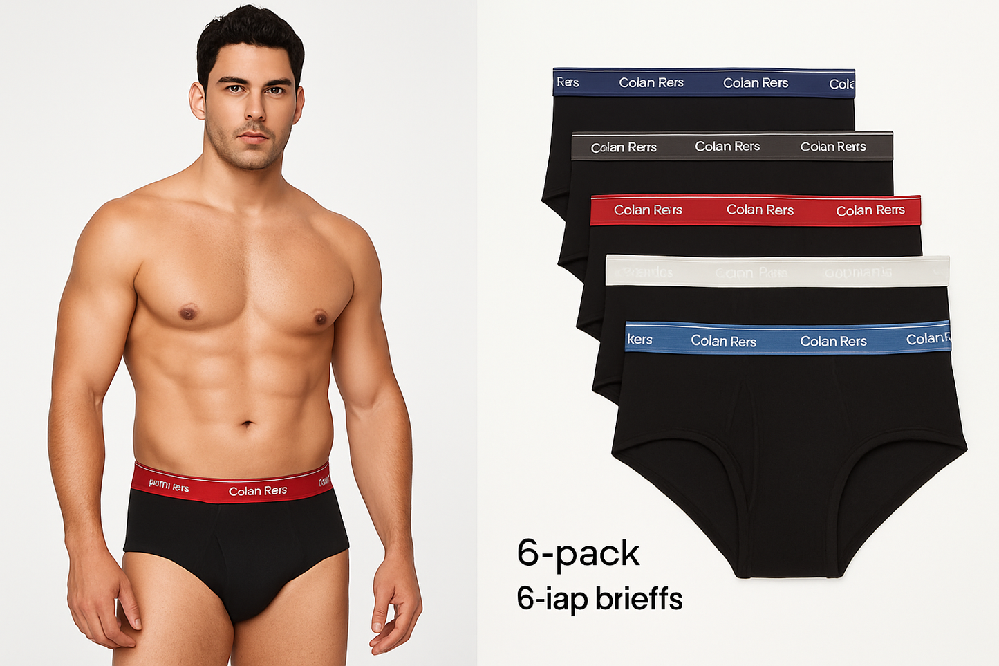 Imagen 4 - Modelo izquierda, 6-pack derecha