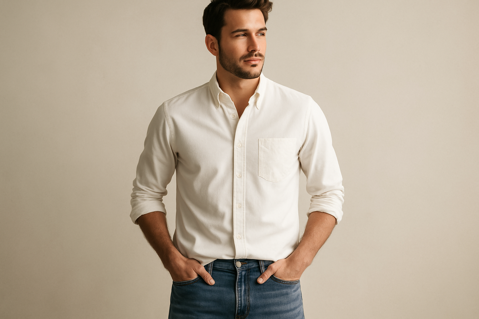 Imagen 4 - Pose casual con mangas enrolladas