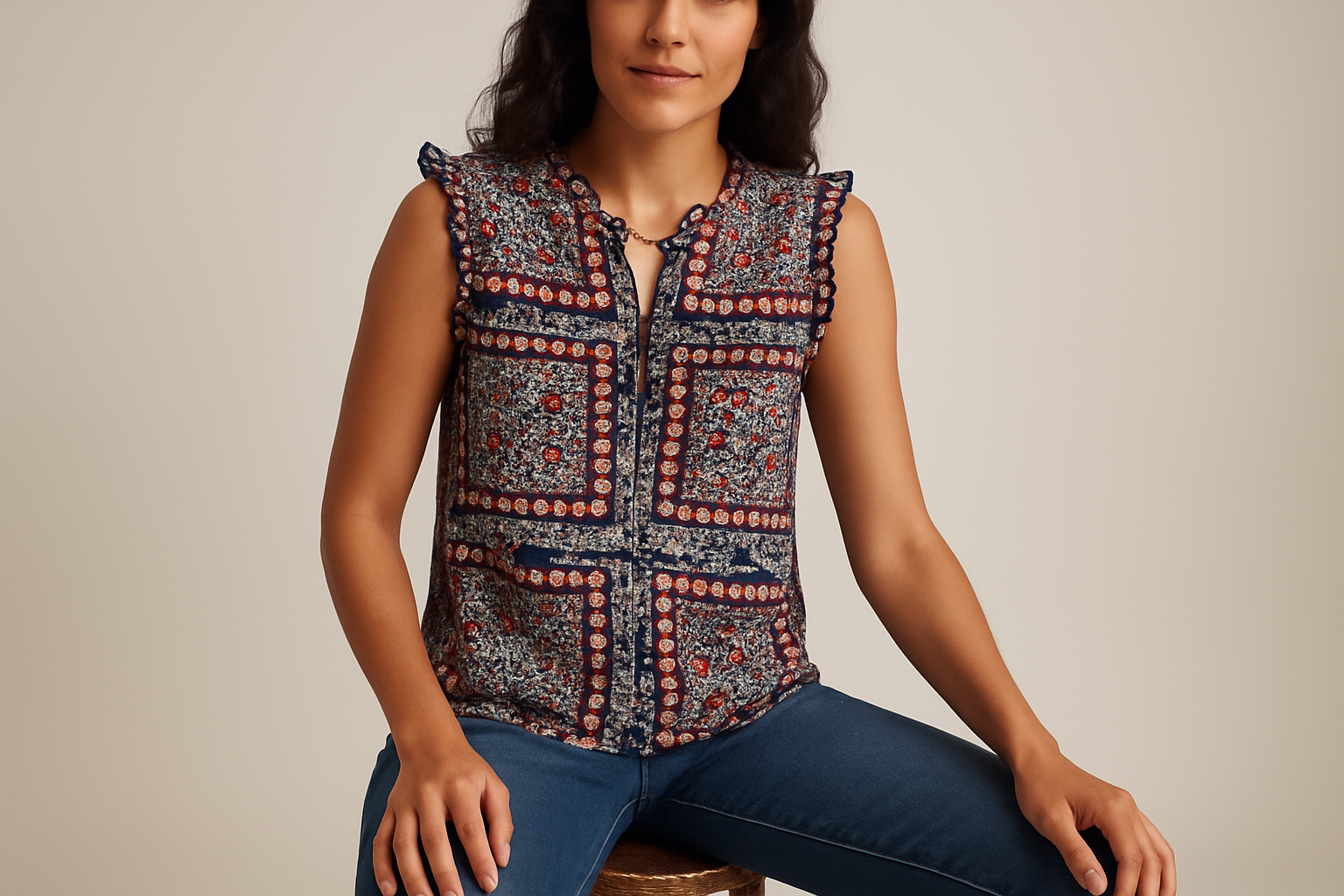 Imagen 4 - Pose sentada casual