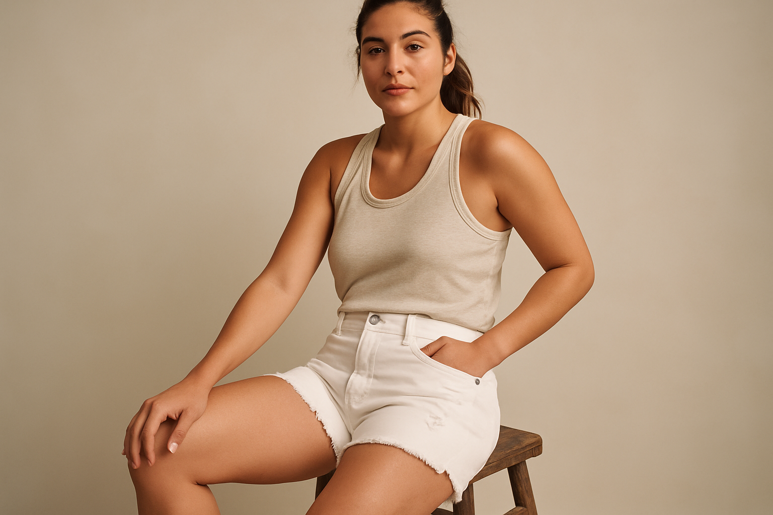 Imagen 4 - Pose sentada casual