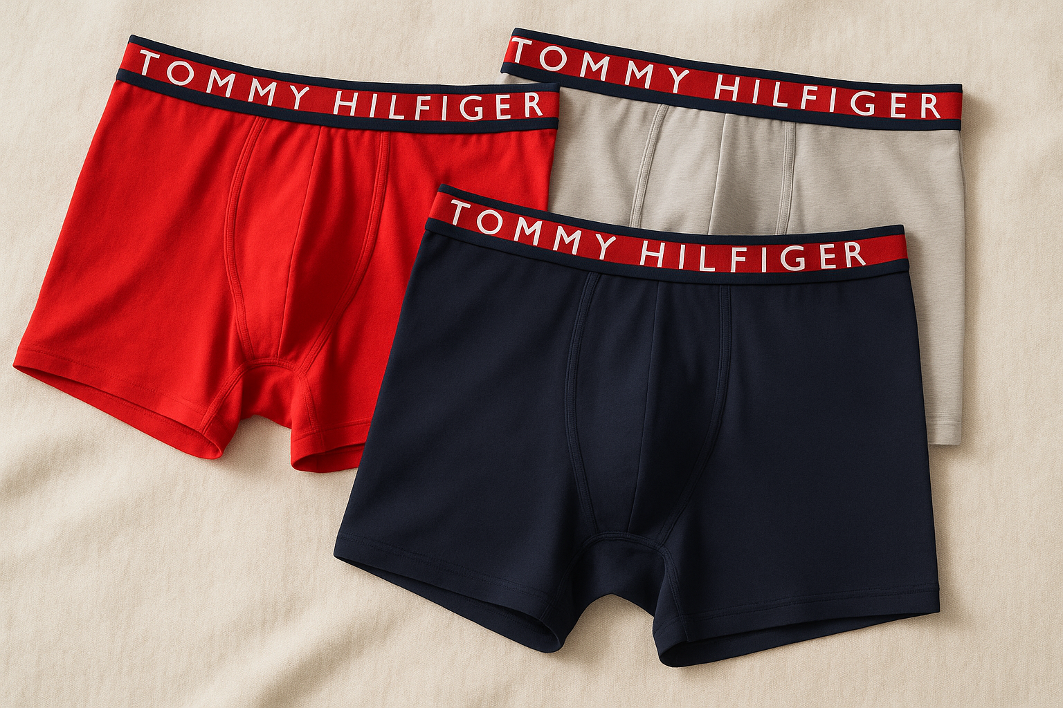 Paquete de Boxers Briefs Tommy Hilfiger 🇺🇸 Tela Micro Rib