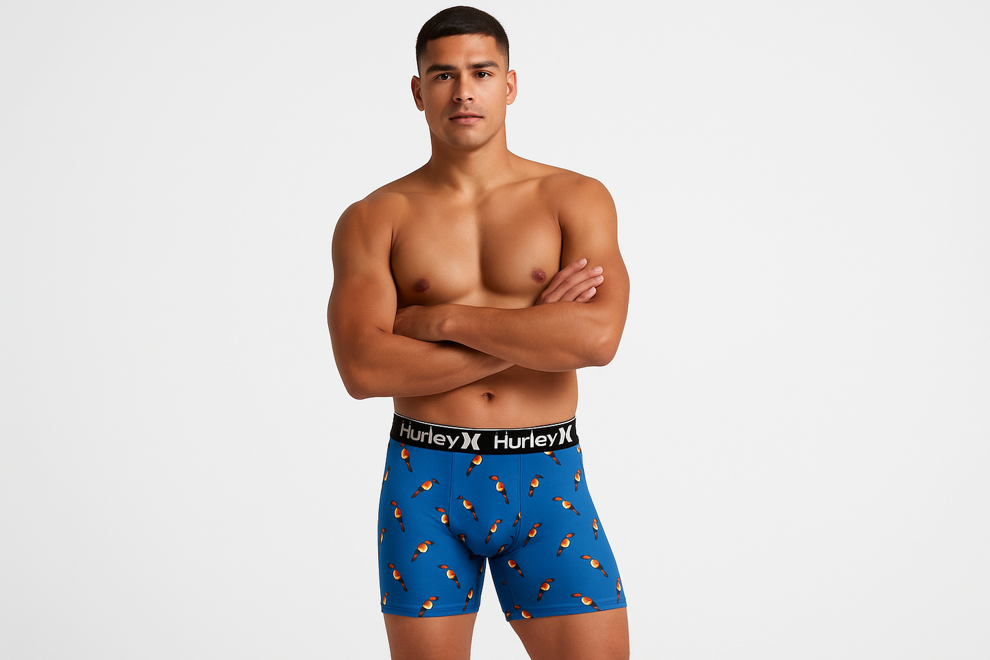 Imagen 5 - Azul con tucanes pose casual