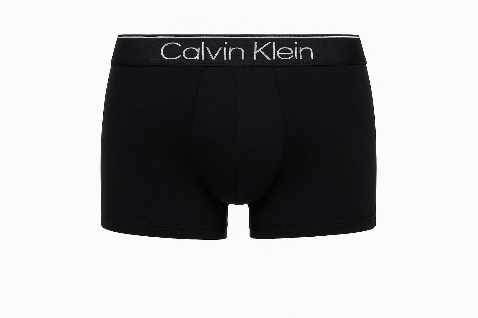 Imagen 6: Ghost mannequin - boxer brief negro con cintura negra