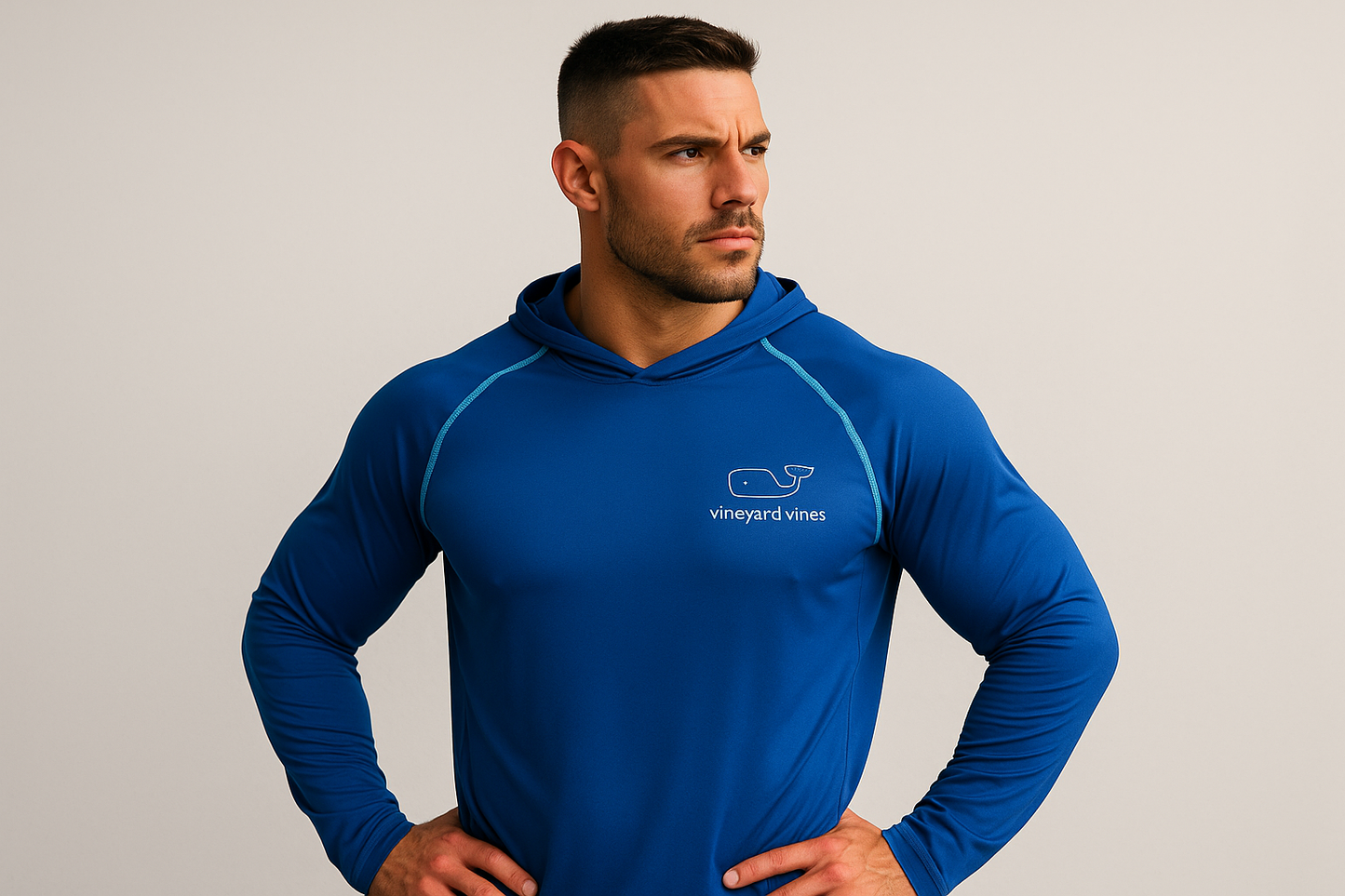 Imagen con modelo atlético musculoso