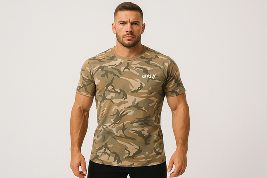 Imagen con modelo atlético musculoso