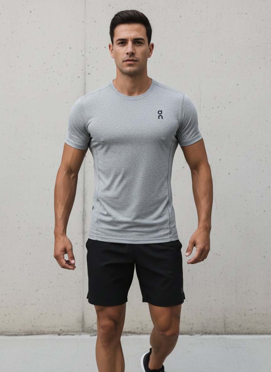 Imagen con modelo atlético musculoso