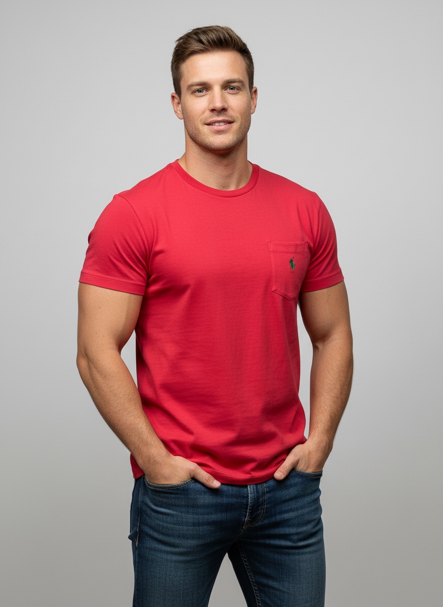 Imagen con modelo atlético musculoso