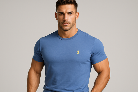 Imagen con modelo atlético