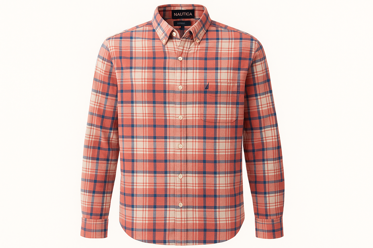 Imagen ghost mannequin - Camisa Nautica de cuadros