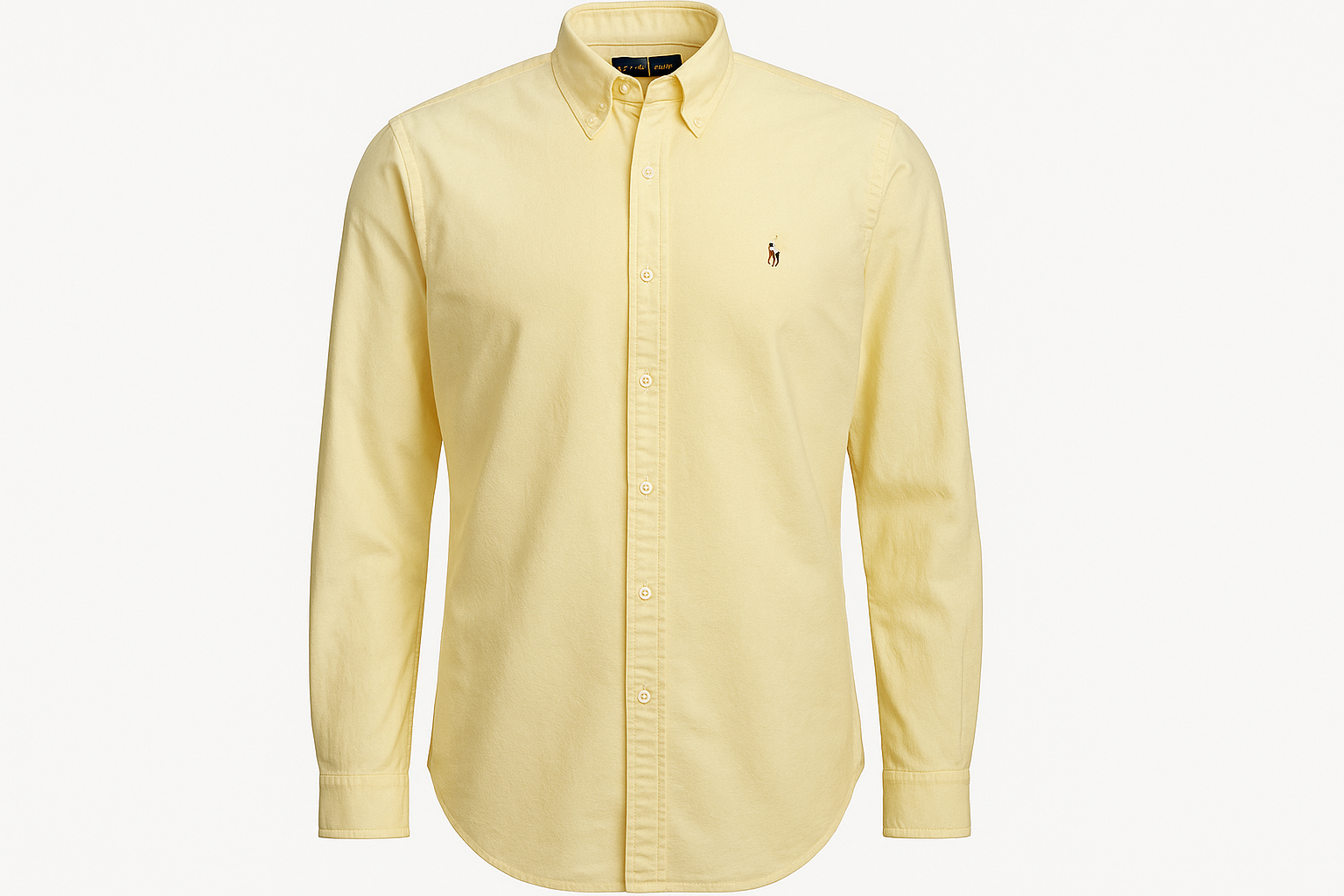 Imagen ghost mannequin - Camisa Polo Ralph Lauren amarillo claro
