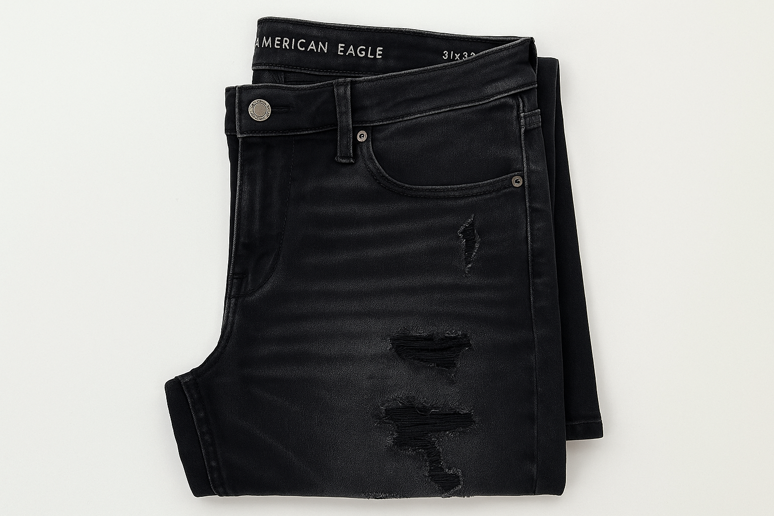 Jeans American Eagle doblados