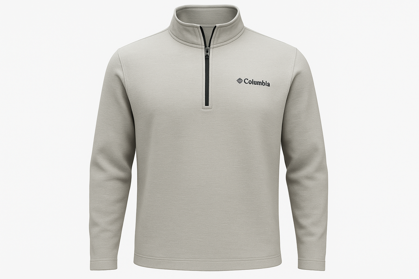 Jersey Columbia gris ghost mannequin