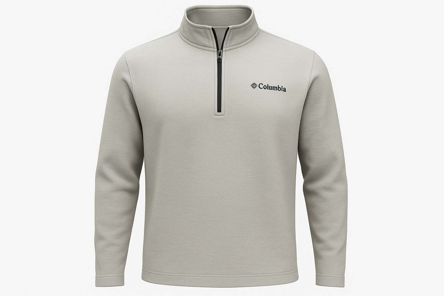 Jersey Columbia gris ghost mannequin