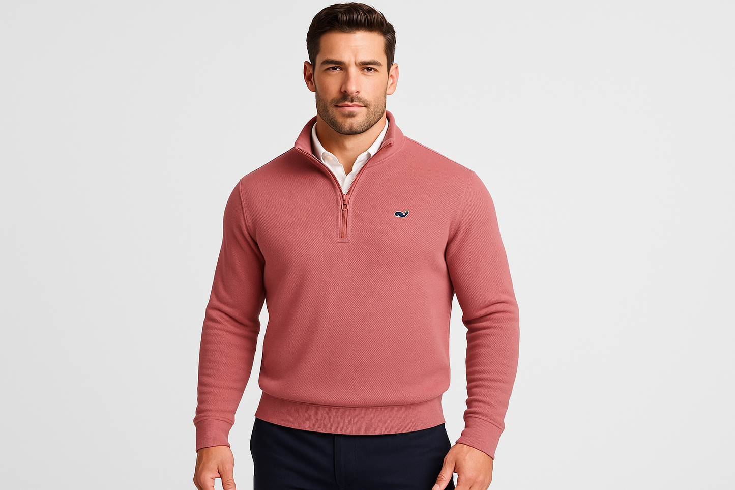 Jersey con camisa debajo