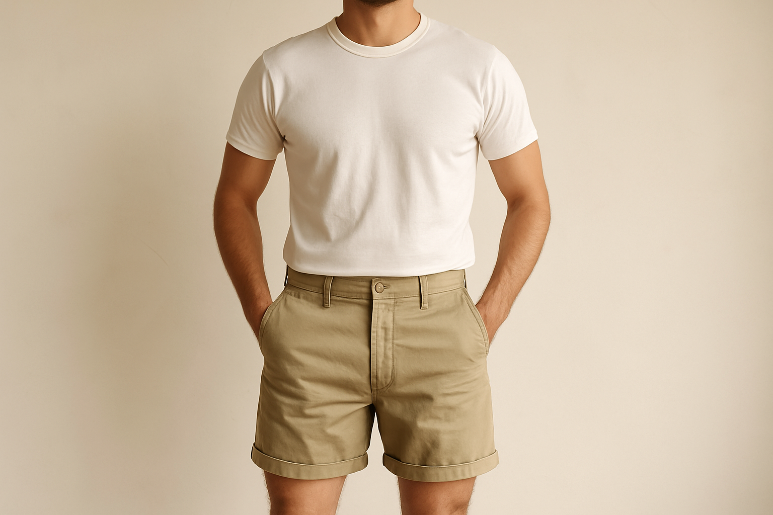 Look 1 - Camiseta blanca casual