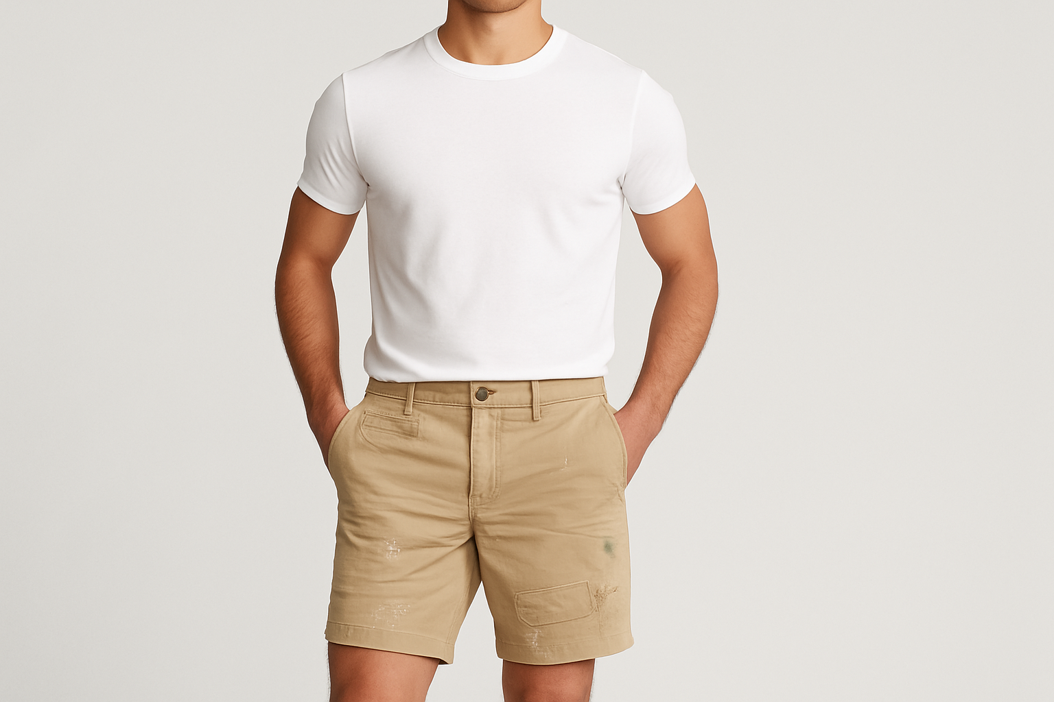 Look 1 - Camiseta blanca casual