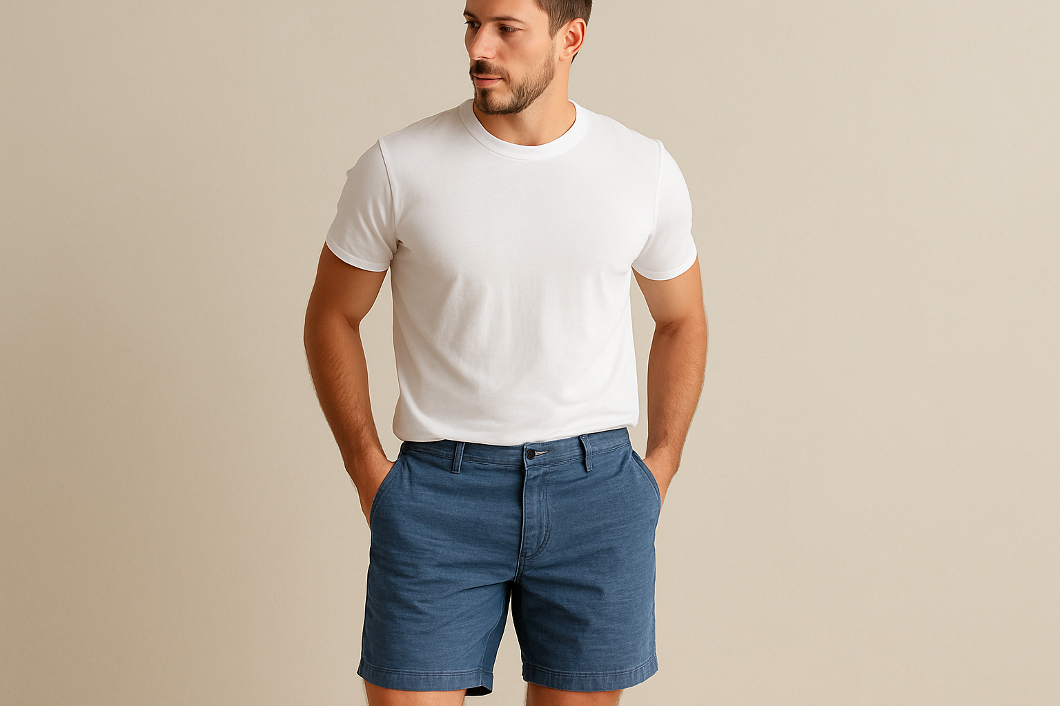 Look 1 - Camiseta blanca casual