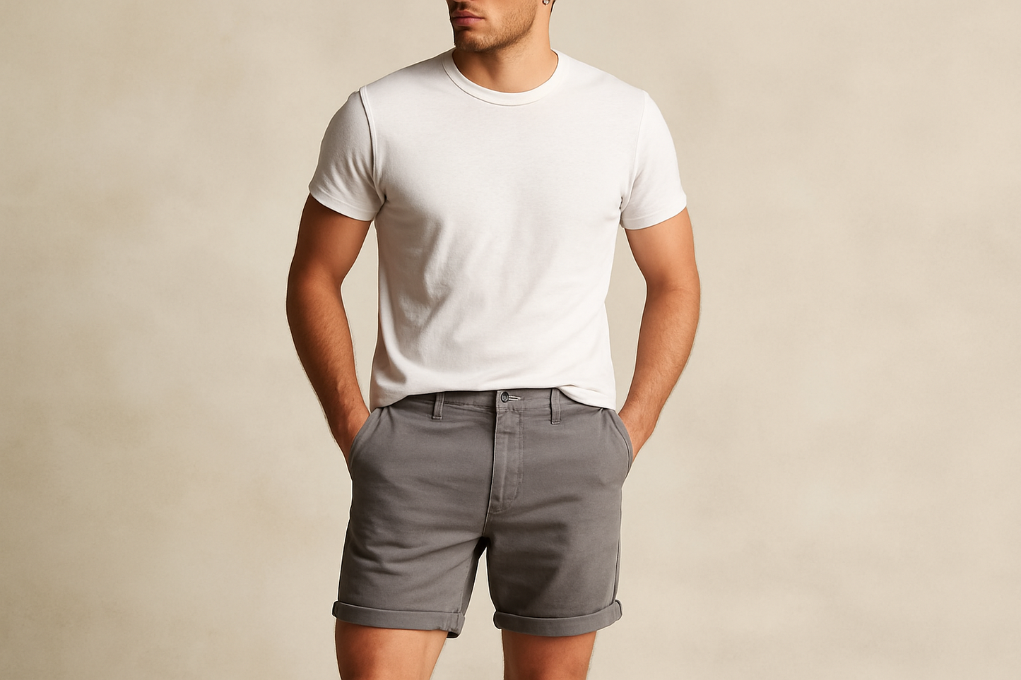 Look 1 - Camiseta blanca casual