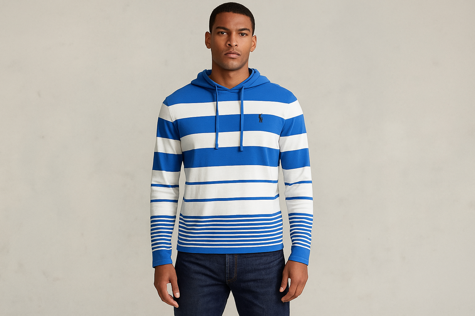 Look 1: Hoodie con jeans oscuros - Estilo casual preppy