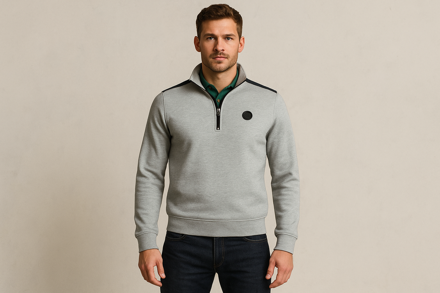 Look 1: Sudadera con jeans oscuros - Estilo casual atlético