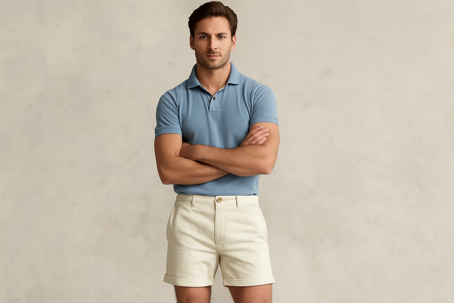 Look 2 - Polo azul claro