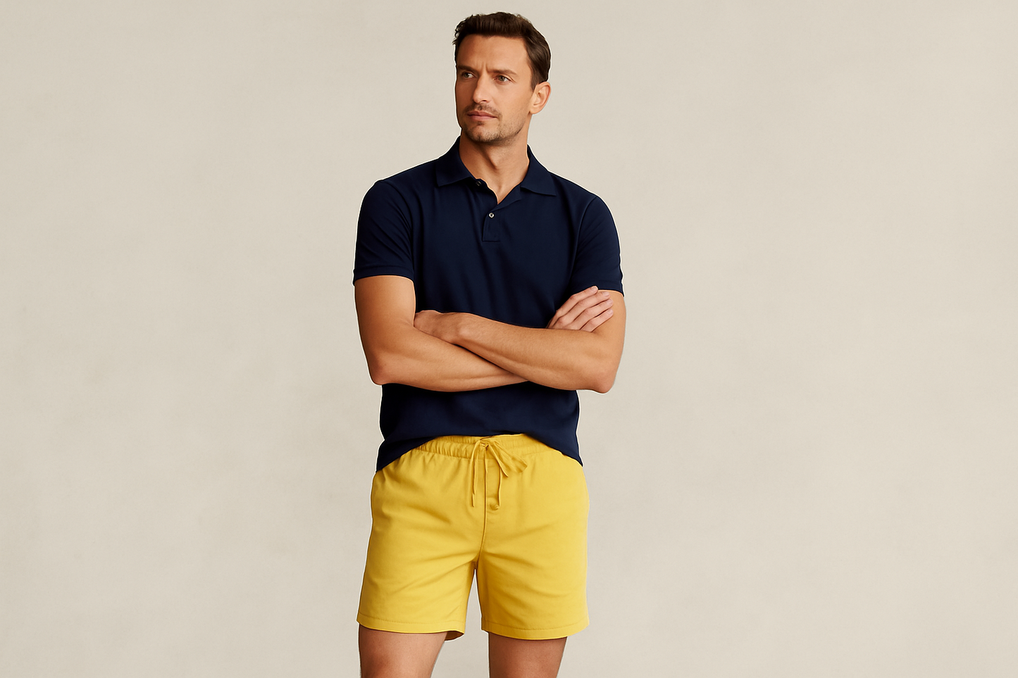 Look 2 - Polo azul marino