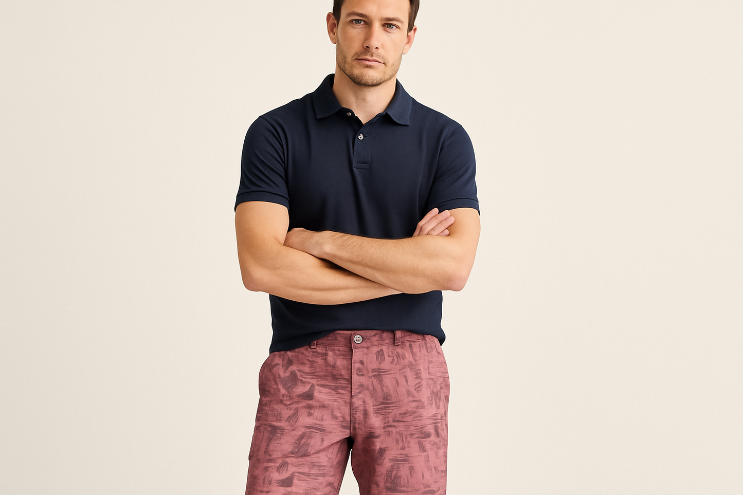 Look 2 - Polo azul marino