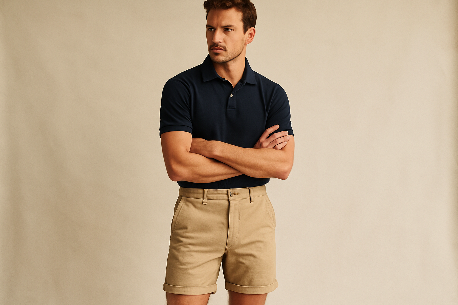 Look 2 - Polo azul marino