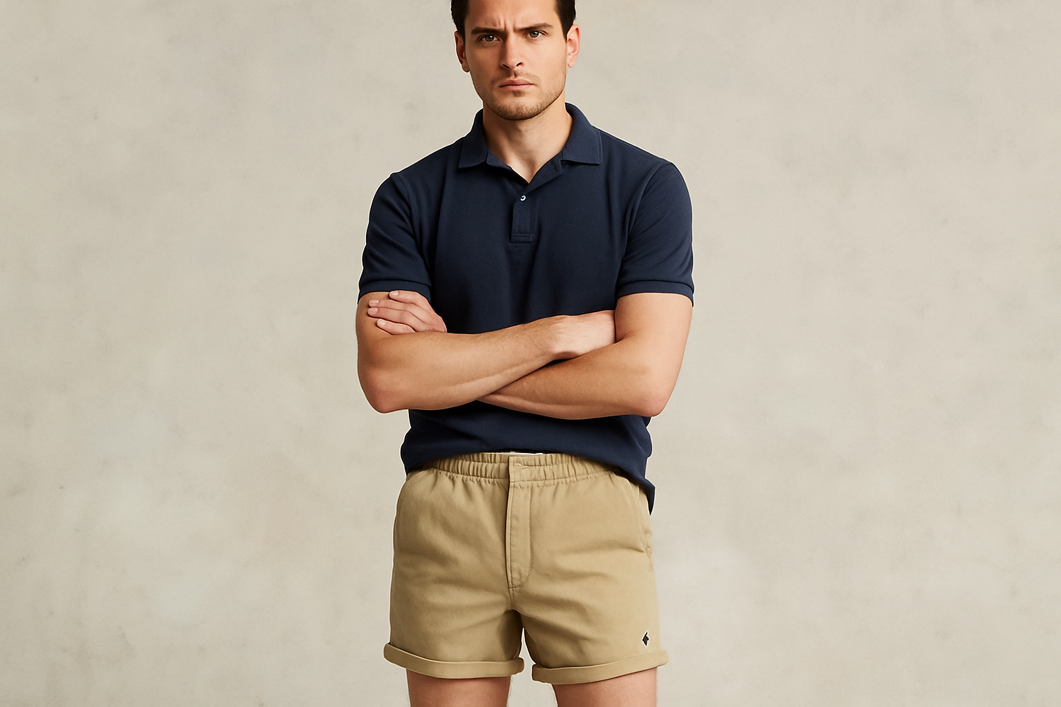 Look 2 - Polo azul marino