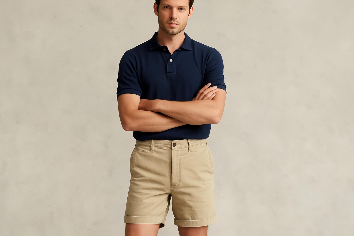 Look 2 - Polo azul marino