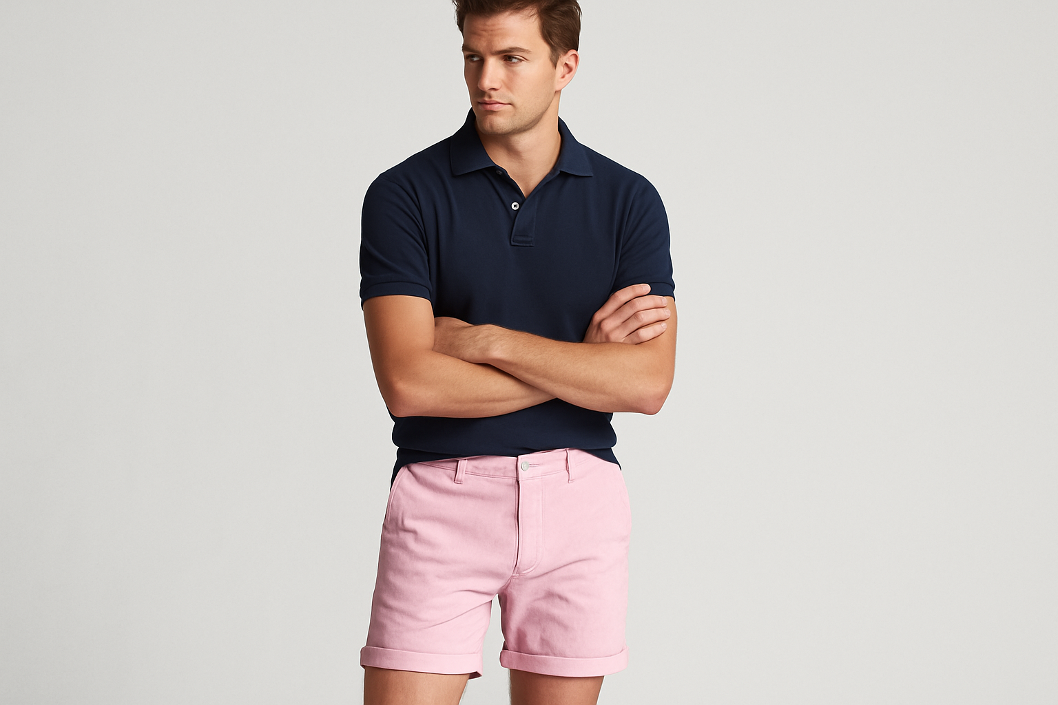 Look 2 - Polo azul marino